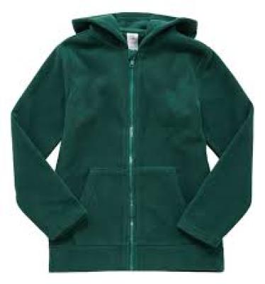 Plain Green Fleece Age 6(22)